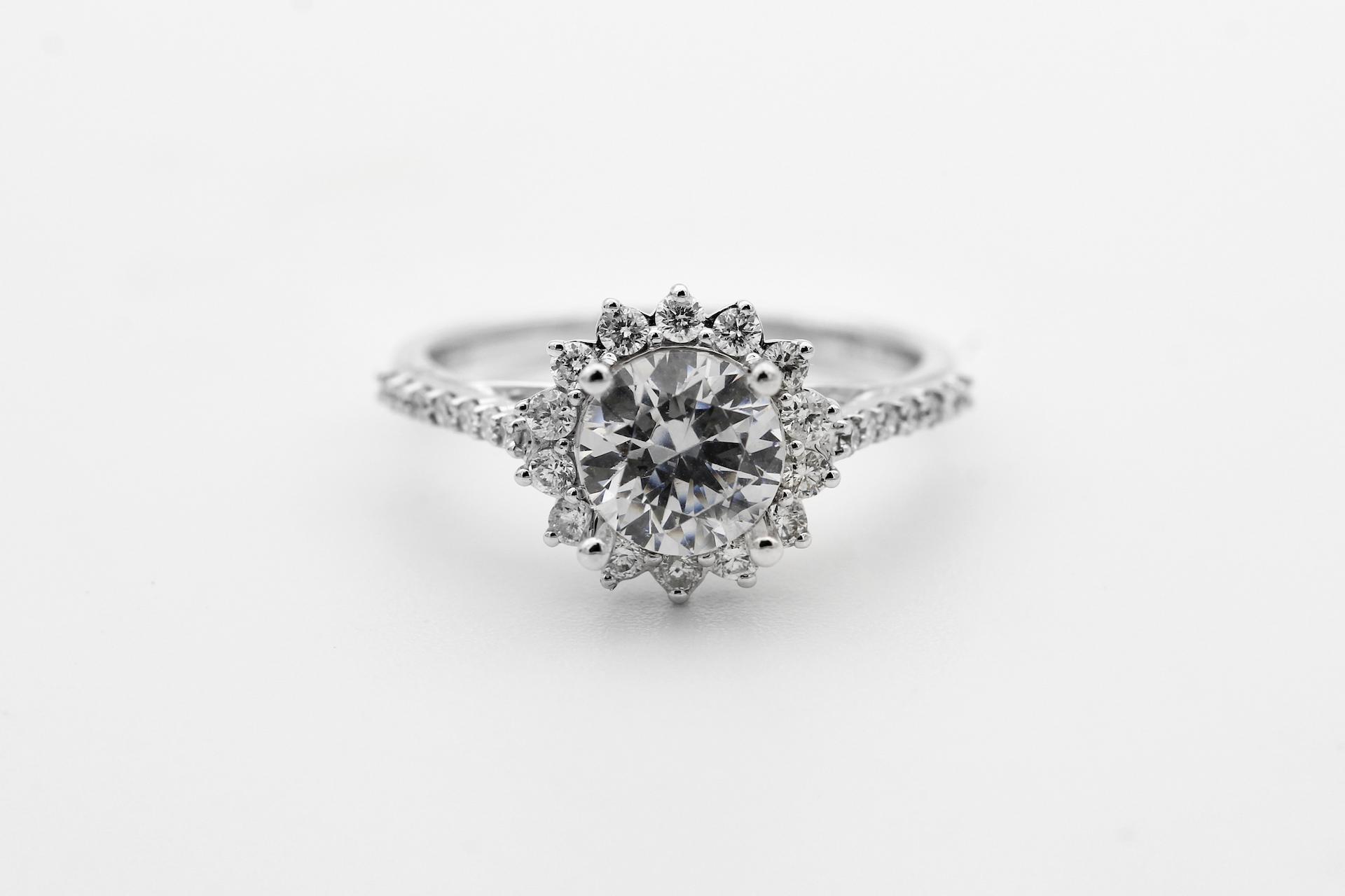Budget-Friendly Moissanite Ring With A Big Crystal